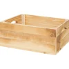 Woonaccessoires>Merk Houten Opbergkist Beige