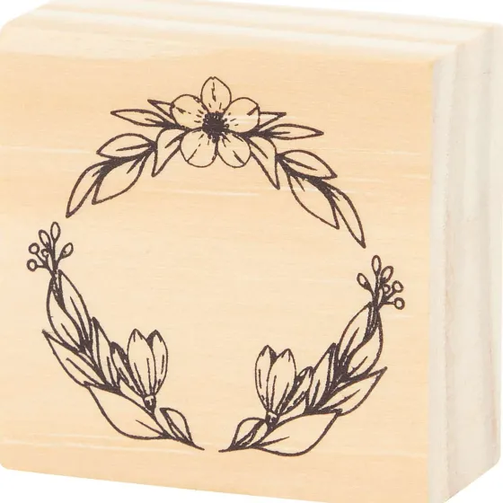 Kaarten>Office Essentials Houten Stempel Beige