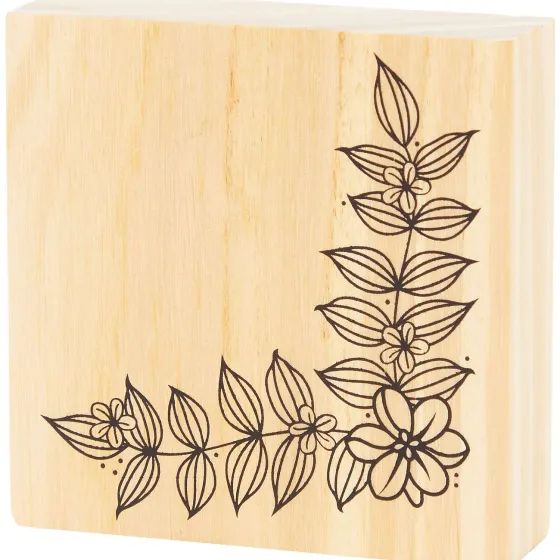Kaarten>Office Essentials Houten Stempel Beige