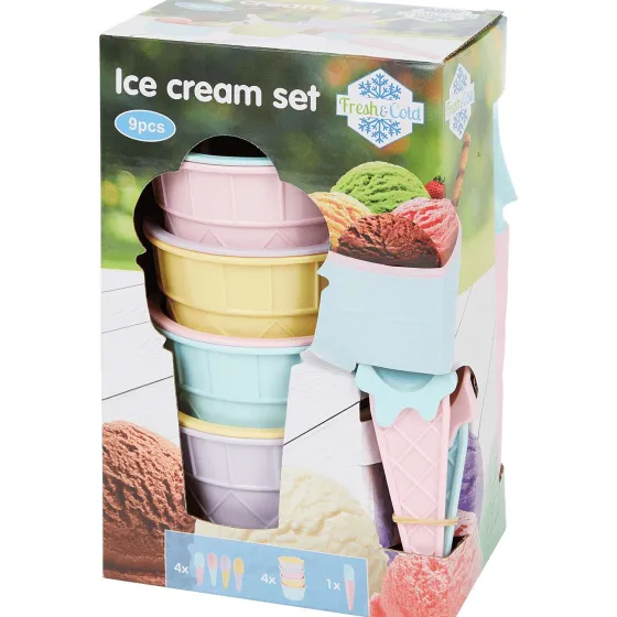 Servies>Merk Ijscoupe-Set Meerkleurig