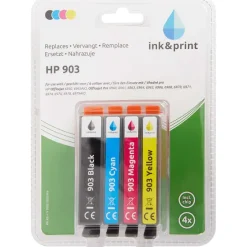 Inktcartridges>Merk Ink & Print Inktcartridge Hp 903 Meerkleurig
