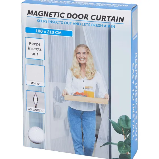 Raamdecoratie>Grundig Insectengordijn Wit