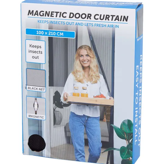 Raamdecoratie>Grundig Insectengordijn Wit