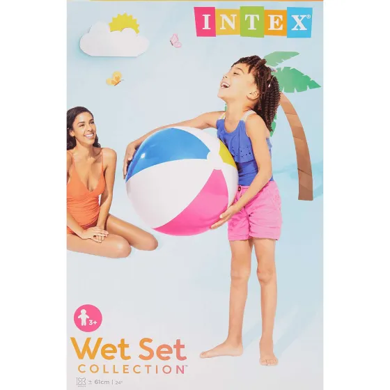 Spellen>Intex Strandbal Meerkleurig