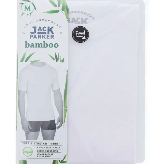 Kleding>Jack Parker Bamboe T-Shirt Wit