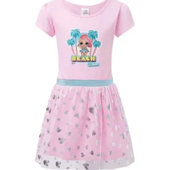 Kleding>Multy Jurk Met Tule Blauw,Roze