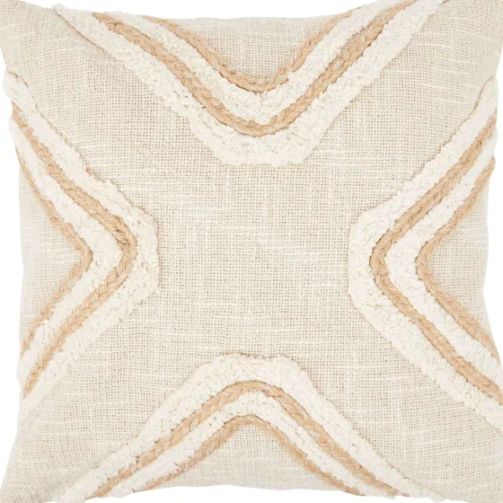 Woonaccessoires>Merk Jute Kussenhoes Met Patroon Print