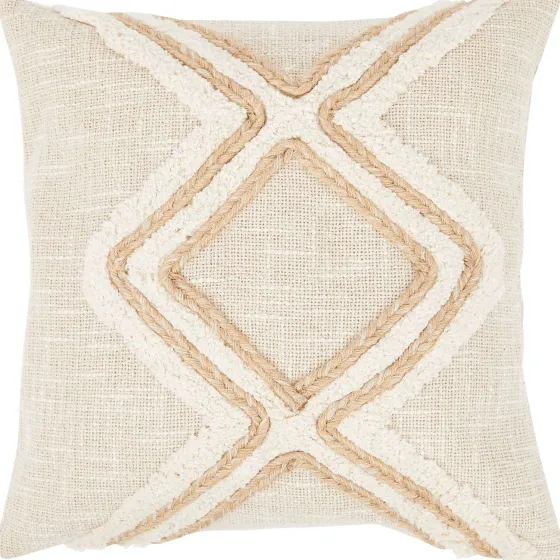 Woonaccessoires>Merk Jute Kussenhoes Met Patroon Print