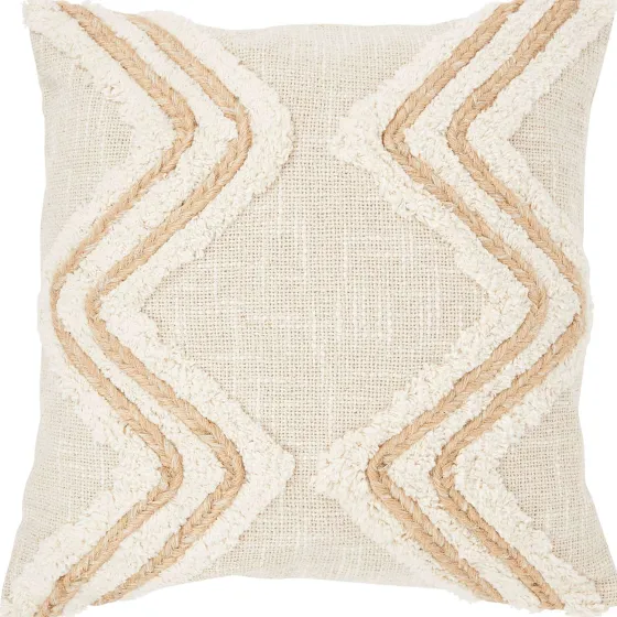 Woonaccessoires>Merk Jute Kussenhoes Met Patroon Print