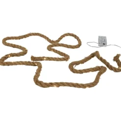 Woonaccessoires>Merk Jute Touw Met Ledverlichting Bruin