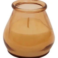 Kaarsen>Candra Kaars In Glas Bruin,Groen,Oranje