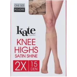 Beenmode>Kate Legwear Kniekousen 15 Denier Beige,Zwart