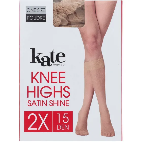 Beenmode>Kate Legwear Kniekousen 15 Denier Beige,Zwart