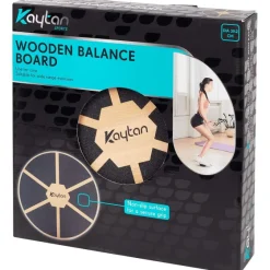 Sportartikelen>Kaytan Houten Balansbord Zwart