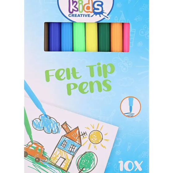 Kleuren & Tekenen>Kids Creative Viltstiften Meerkleurig