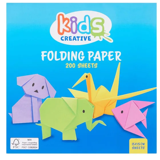 Knutselen>Kids Creative Vouwblaadjes Meerkleurig
