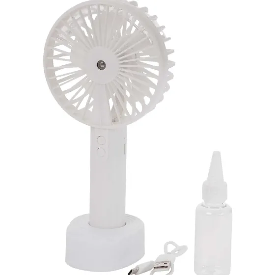 Ventilatoren>Kinzo Handventilator Met Mistpray Blauw,Roze,Wit,Zwart