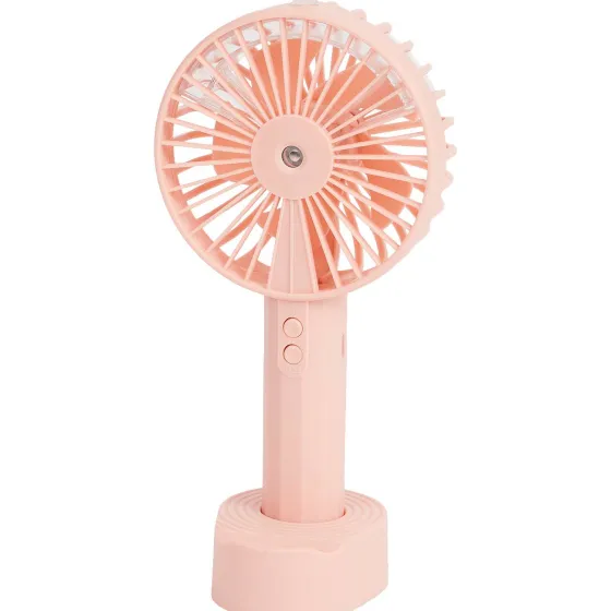 Ventilatoren>Kinzo Handventilator Met Mistpray Blauw,Roze,Wit,Zwart