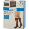 Beenmode>Lotto Kniekous 20 Denier Beige,Bruin,Grijs,Zwart