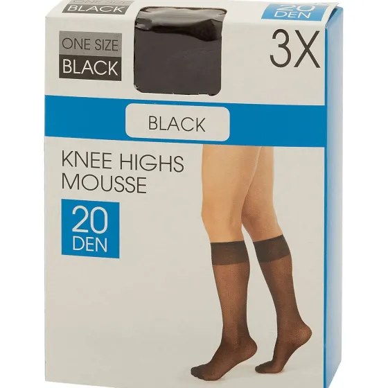 Beenmode>Lotto Kniekous 20 Denier Beige,Bruin,Grijs,Zwart