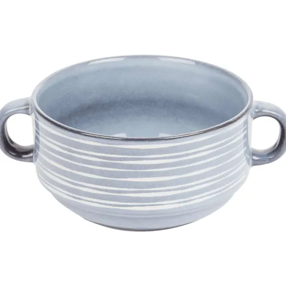 Servies>Merk Kom Blauw,Grijs