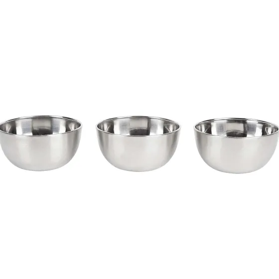 Servies>Merk Kommen-Set Zilver