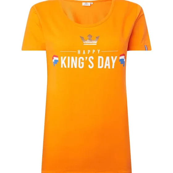 Kleding>SuperTrash Koningsdag T-Shirt Oranje