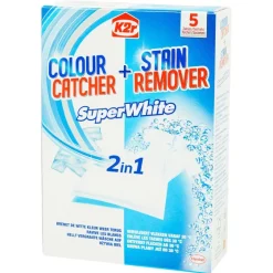 Afwas- & Wasmiddelen>K2r Wasmachinedoekjes 2-In-1 Superwhite