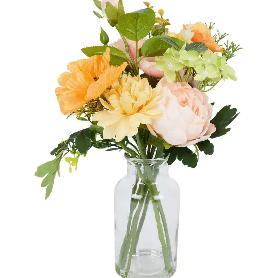 Kunstplanten & -Bloemen>Merk Kunstboeket In Vaas Meerkleurig