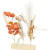 Kunstplanten & -Bloemen>Merk Kunstdroogbloemen Op Houten Voet Meerkleurig
