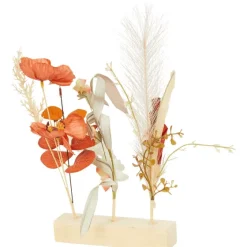 Kunstplanten & -Bloemen>Merk Kunstdroogbloemen Op Houten Voet Meerkleurig