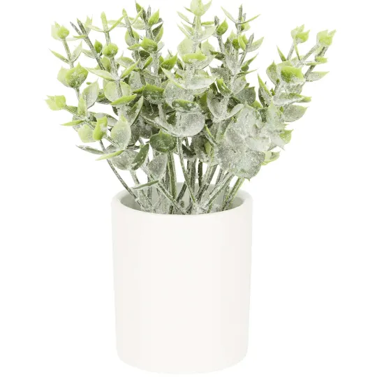 Kunstplanten & -Bloemen>Merk Kunstplant In Pot Grijs,Wit