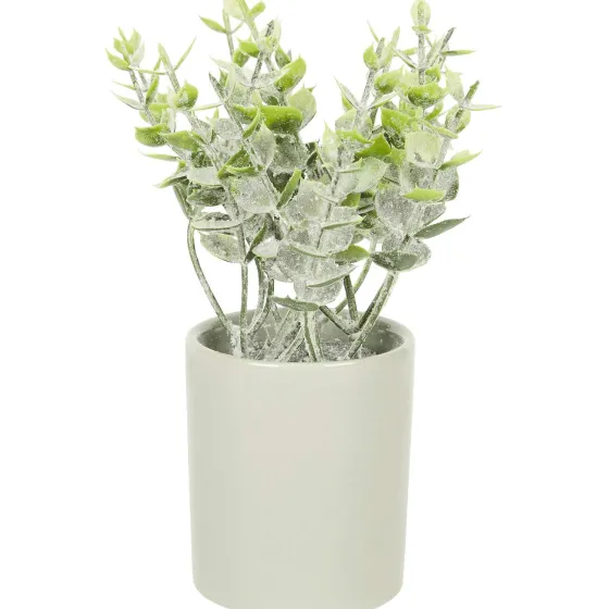 Kunstplanten & -Bloemen>Merk Kunstplant In Pot Grijs,Wit