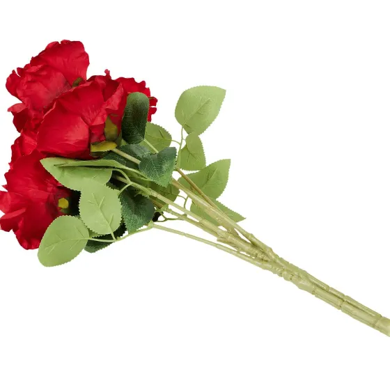 Kunstplanten & -Bloemen>Merk Kunstrozenboeket Roze,Rood,Wit