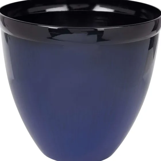 Bloempotten>Merk Kunststof Bloempot Met Glazuurlook Blauw,Groen