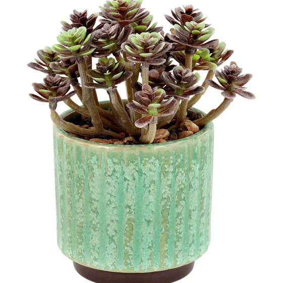 Kunstplanten & -Bloemen>Merk Kunstvetplant In Pot Bruin,Groen,Print,Zwart