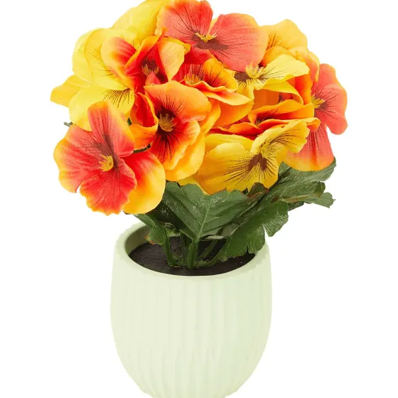 Kunstplanten & -Bloemen>Merk Kunstviooltjes In Pot Meerkleurig