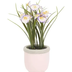 Kunstplanten & -Bloemen>Merk Kunstzomerbloemen In Pot Geel,Paars,Roze,Wit