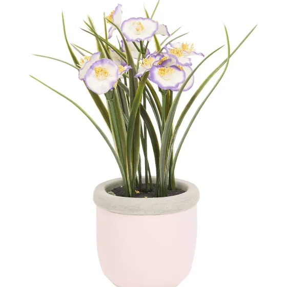 Kunstplanten & -Bloemen>Merk Kunstzomerbloemen In Pot Geel,Paars,Roze,Wit