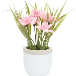 Kunstplanten & -Bloemen>Merk Kunstzomerbloemen In Pot Geel,Paars,Roze,Wit