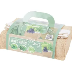 Zaaien & Planten>Green Boots Kweekset In Jute Zak Groen,Roze