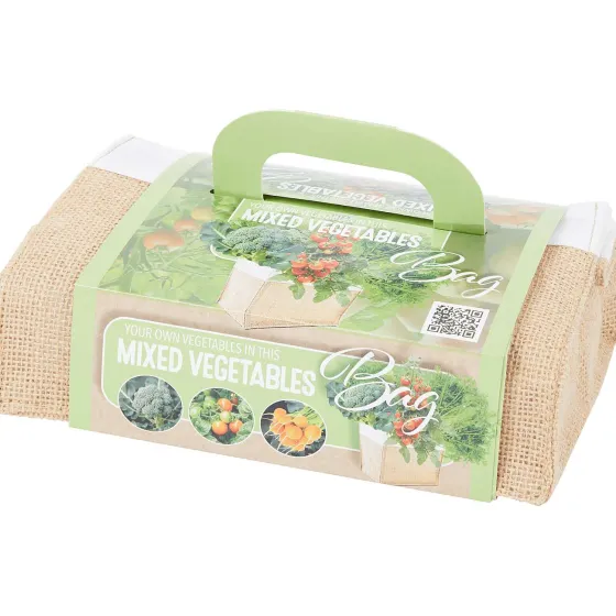 Zaaien & Planten>Green Boots Kweekset In Jute Zak Groen,Roze