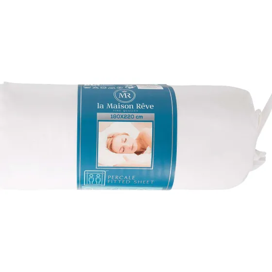 Beddengoed>La Maison Rêve La Maison R Ve Percale Hoeslaken Blauw,Grijs,Groen,Wit