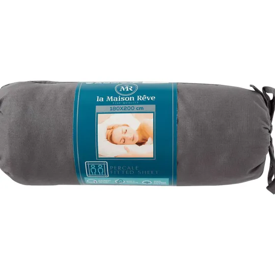 Beddengoed>La Maison Rêve La Maison R Ve Percale Hoeslaken Blauw,Grijs,Groen,Wit