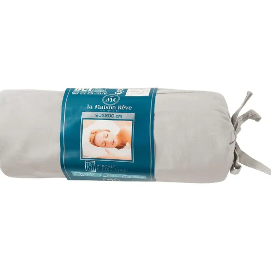 Beddengoed>La Maison Rêve La Maison R Ve Percale Hoeslaken Blauw,Grijs,Groen,Wit