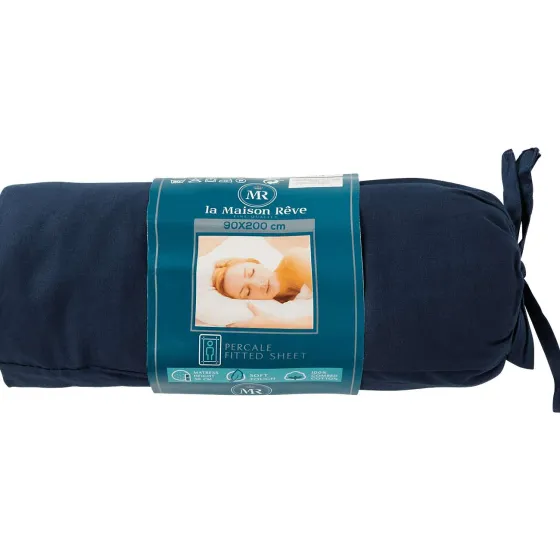 Beddengoed>La Maison Rêve La Maison R Ve Percale Hoeslaken Blauw,Grijs,Groen,Wit