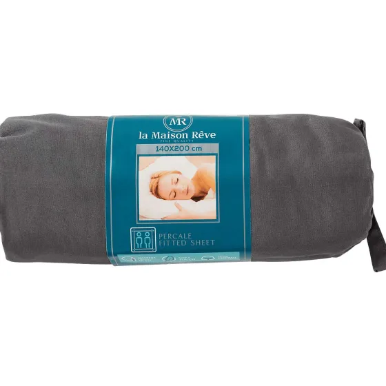 Beddengoed>La Maison Rêve La Maison R Ve Percale Hoeslaken Blauw,Grijs,Groen,Wit