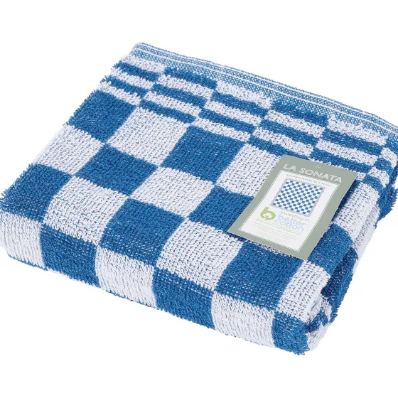 Badtextiel>Hotel Royal La Sonata Keukendoek Blauw Print