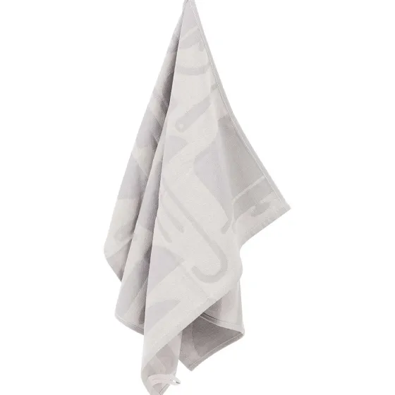 Badtextiel>Hotel Royal La Sonata Keukendoek Lichtgrijs Print