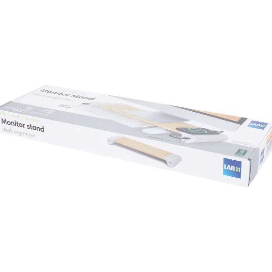 Multimedia Accessoires>Lab31 Monitorstandaard Wit,Zwart